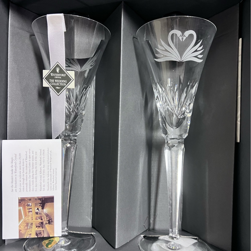 Waterford Crystal Champagne Flutes